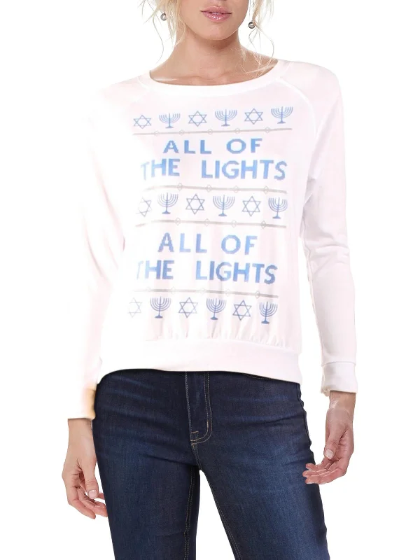 Hanukkah Womens Comfy Coxy Logo Sweatshirt