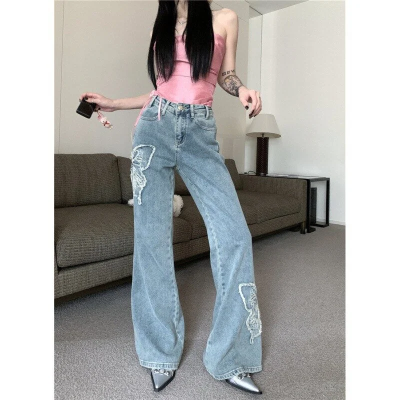 Amy Fashion - Streetwear Denim Elegant Woman Clothes