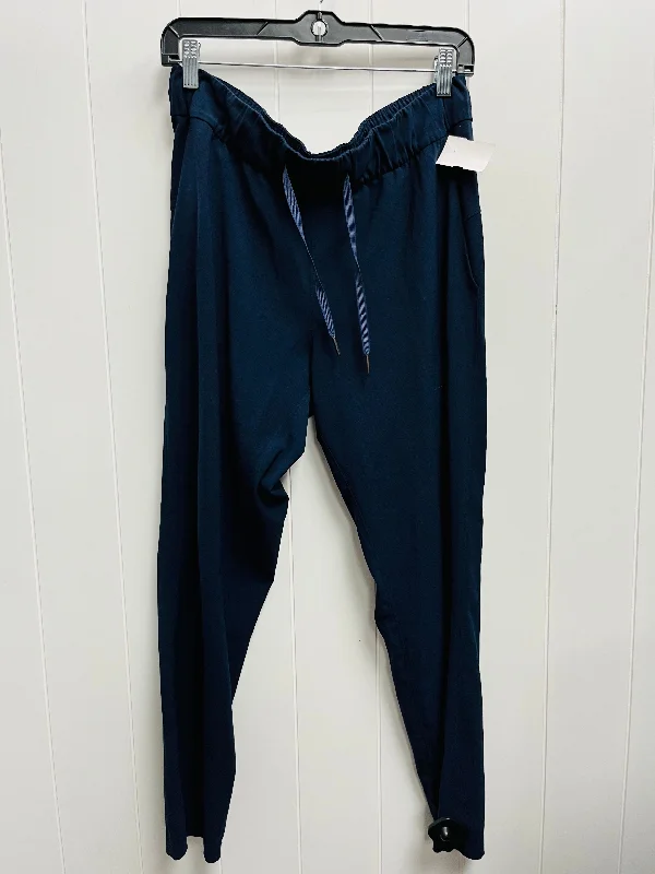 Athletic Pants By Lululemon In Navy, Size: M