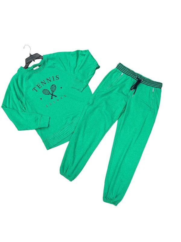 Lounge Set Pants By Lou And Grey In Green, Size: S