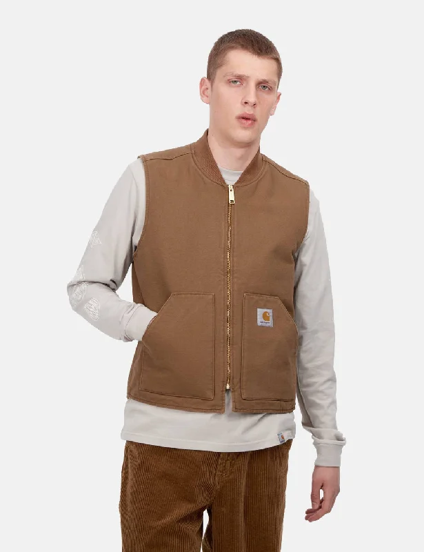 Carhartt-WIP Vest (Organic Cotton) - Hamilton Brown